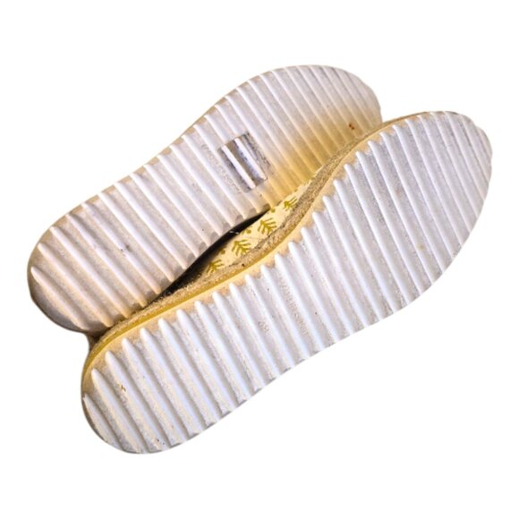 Ochre ANTHROPOLOGIE SZ Blockprint Dapohne Jute Sneaker sz 39/ 8.5 - Picture 10 of 11